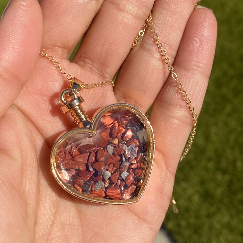 Red jasper necklace